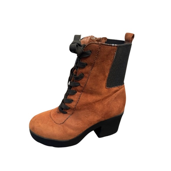 Rouge Women’s Ankle Chunky/Block/Platform Boots - Picture 2 of 12